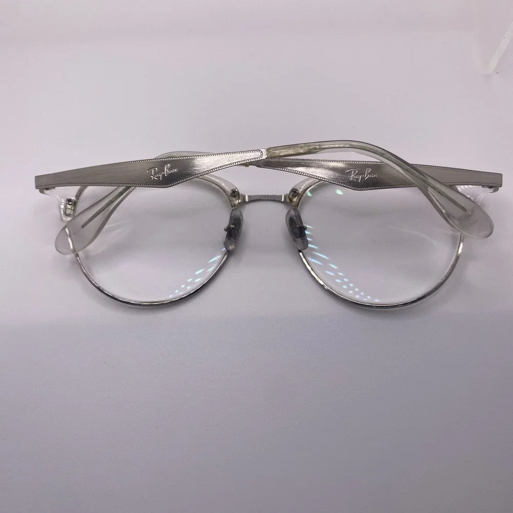 Ray-Ban Eyeglasses Women FRAMES ONLY RB 6396 51-19-140 Clear Silver 463